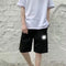 IMG 106 of Summer Casual Running Shorts Men Loose Korean Trendy ins All-Matching Mid-Length Pants Straight Beach Shorts