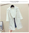 Striped Blazer Women Mid-Length Popular Casual Suit Korean Thin Breathable Outerwear