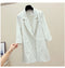 IMG 107 of Striped Blazer Women Mid-Length Popular Casual Suit Korean Thin Breathable Outerwear