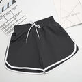Img 10 - Trendy Casual Women Summer Fold Pocket A-Line Stretchable Lace High Waist Wide Leg Shorts