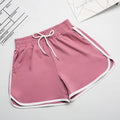 Img 7 - Trendy Casual Women Summer Fold Pocket A-Line Stretchable Lace High Waist Wide Leg Shorts
