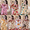 Img 2 - Summer Pajamas Women Short Sleeve Shorts Thin Doll Collar Korean Princess Adorable Lace Loungewear Sets