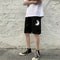 IMG 109 of Summer Casual Running Shorts Men Loose Korean Trendy ins All-Matching Mid-Length Pants Straight Beach Shorts