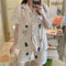 Pajamas Women Summer Short Sleeve Fresh Looking Cardigan Lapel Sets Loungewear Sleepwear