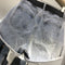 IMG 110 of Summer Loose Trendy All-Matching High Waist Denim Shorts Women Student Wide Leg Folded Hot Pants chic Shorts