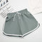 Img 8 - Trendy Casual Women Summer Fold Pocket A-Line Stretchable Lace High Waist Wide Leg Shorts