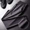 Img 2 - Summer Plus Size Thin Ice Silk Casual Men Loose Quick-Drying All-Matching Sporty Korean Ankle-Length Pants