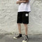 IMG 107 of Summer Casual Running Shorts Men Loose Korean Trendy ins All-Matching Mid-Length Pants Straight Beach Shorts