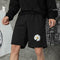 IMG 103 of Summer Casual Running Shorts Men Loose Korean Trendy ins All-Matching Mid-Length Pants Straight Beach Shorts