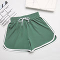 Img 9 - Trendy Casual Women Summer Fold Pocket A-Line Stretchable Lace High Waist Wide Leg Shorts