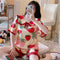 Img 12 - Summer Pajamas Women Short Sleeve Shorts Thin Doll Collar Korean Princess Adorable Lace Loungewear Sets