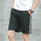 Img 3 - Japanese Summer Men Shorts Korean Loose Thin knee length Casual Pants