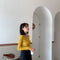 IMG 133 of Knitted Undershirt Women Long Sleeved Sweater Popular V-Neck T-Shirt Tops Stretchable Outerwear