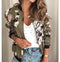 Img 9 - Trendy Printed Round-Neck Zipper Long Sleeved Women Jacket