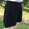 Img 3 - High Waist Shorts Women Summer Thin Outdoor Casual Korean Black Loose Plus Size Chiffon Wide Leg Pants