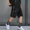 Img 3 - Cargo Shorts Men Trendy insPersonality Harajuku Korean Loose Hip-Hop Ribbon knee length