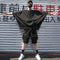 Img 4 - Cargo Shorts Men Trendy insPersonality Harajuku Korean Loose Hip-Hop Ribbon knee length