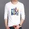 Long Sleeved T-Shirt Tops Cotton Trendy Round-Neck Matching Sweatshirt Outerwear