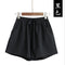 Img 9 - Summer Cotton Blend Women Loose Casual Wide Leg Pants Slimming Korean Plus Size Shorts