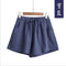 Img 12 - Summer Cotton Blend Women Loose Casual Wide Leg Pants Slimming Korean Plus Size Shorts