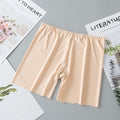 Img 5 - Summer Women Ice Silk Seamless Safety Pants Non Folded Plus Size Anti-Exposed Short Shorts Leggings