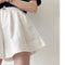 Img 3 - High Waist Summer Solid Colored Casual Pants Slim-Look Wide Leg Women Shorts