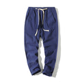 Img 13 - Line Ankle-Length Pants Men Summer Thin Casual Plus Size Loose Trendy Japanese Cotton Blend Pants