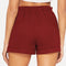 IMG 107 of Europe Women Trendy Casual Belt Cotton Blend Shorts