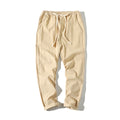 Img 7 - Line Ankle-Length Pants Men Summer Thin Casual Plus Size Loose Trendy Japanese Cotton Blend Pants