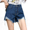 Img 5 - Summer Hot Pants Women Fringe Loose High Waist Slim Look A-Line Plus Size Denim Shorts