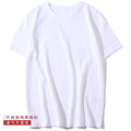 Img 4 - Summer Korean Loose All-Matching Minimalist Tops Casual Short Sleeve Women Solid Colored T-Shirt