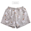 Img 8 - Women Cotton Home Summer Thin Pajamas Pants Beach Green Sweet Look Trendy Casual Popular Shorts