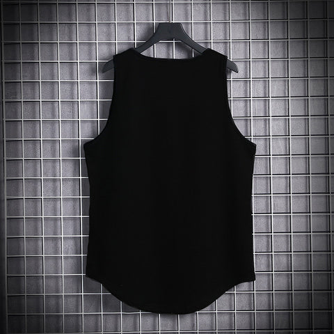 Tank Top Men Trendy Hip-Hop Sleeveless T-Shirt Loose Summer Sporty INS Outdoor Thin Tops Tank Top