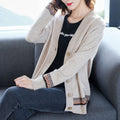 Img 2 - Women Thin Matching Tops Sweater Knitted Cardigan