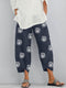 Img 2 - Women Trendy Loose Printed Stretchable Waist Pocket Pants