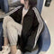 Img 4 - Three Bars Women Korean Thin Student Black Baseball Jersey Loose BF Jacket