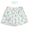 Img 14 - Women Cotton Home Summer Thin Pajamas Pants Beach Green Sweet Look Trendy Casual Popular Shorts
