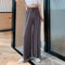 Img 4 - Wide Leg Pants Women High Waist Drape Floor Length Thin Loose Sparkle Casual Chiffon Long Straight Starry Sky