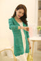 IMG 168 of Women Korean Mid-Length Loose Knitted Cardigan Sweater Tops Outerwear