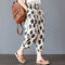 Img 6 - Cotton Quality Art Summer Slim-Look All-Matching Women Printed Ankle-Length Blend Pants