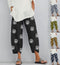 Img 1 - Women Trendy Loose Printed Stretchable Waist Pocket Pants