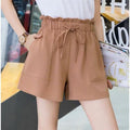 Shorts Women Summer Outdoor Slim Look Korean Cargo Wide Leg Pants High Waist Casual ins Shorts