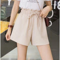 Shorts Women Summer Outdoor Slim Look Korean Cargo Wide Leg Pants High Waist Casual ins Shorts