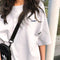 Img 6 - Summer Short Sleeve T-Shirt Women ins Korean Lazy bfLoose Student Half Sleeved Tops