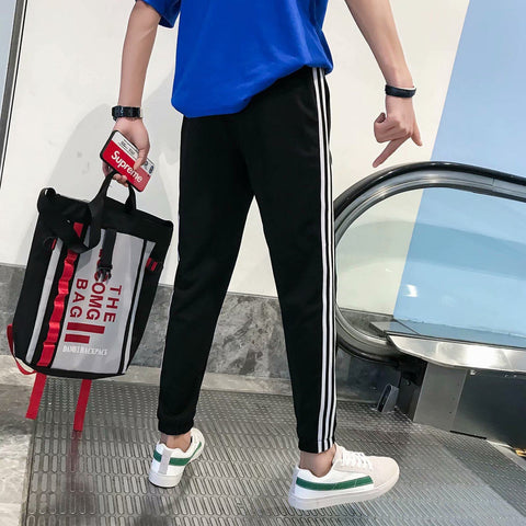 Img 4 - Pants Men Sporty Casual Summer Korean Trendy Young Handsome Student Jogger