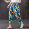 Img 1 - Cotton Quality Art Summer Slim-Look All-Matching Women Printed Ankle-Length Blend Pants