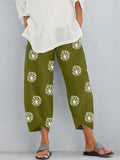 Img 7 - Women Trendy Loose Printed Stretchable Waist Pocket Pants