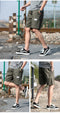 IMG 121 of Summer Camo Prints Shorts Men Trendy Breathable knee length Casual Pants Korean Loose Beach Shorts