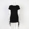 Img 9 - Summer Women Drawstring Fitted Round-Neck Short Sleeve Pencil Dress
