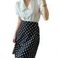 Img 5 - Summer French Fairy-Look A-Line High Waist Floral Daisy Skirt Women Mid-Length Skirt